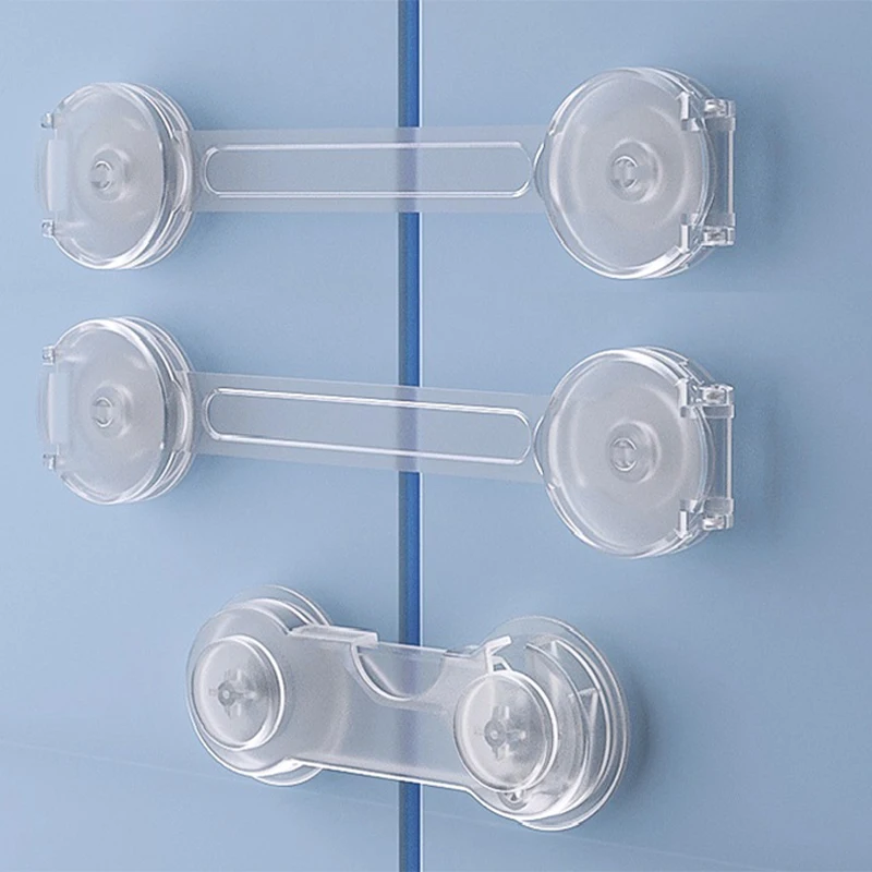 3/5 pièces bébé armoire serrures sangle tiroir serrure enfant Anti-ouverture réfrigérateur serrure maison bébé Anti-pincement sécurité Protection boucle