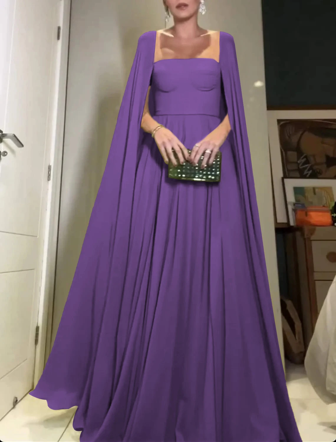 Robe de Soirée Trapèze Élégante sans Bretelles, Tenue de Bal Formelle pour Occasions Spéciales
