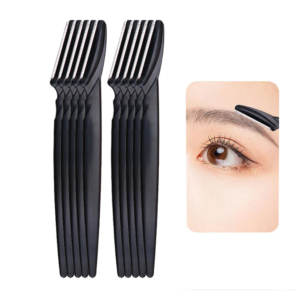 Rasoir de sourcils couteaux Portable visage rasoir épilateur yeux sourcils épilation coupe-épilation lames de rasoir outils de maquillage