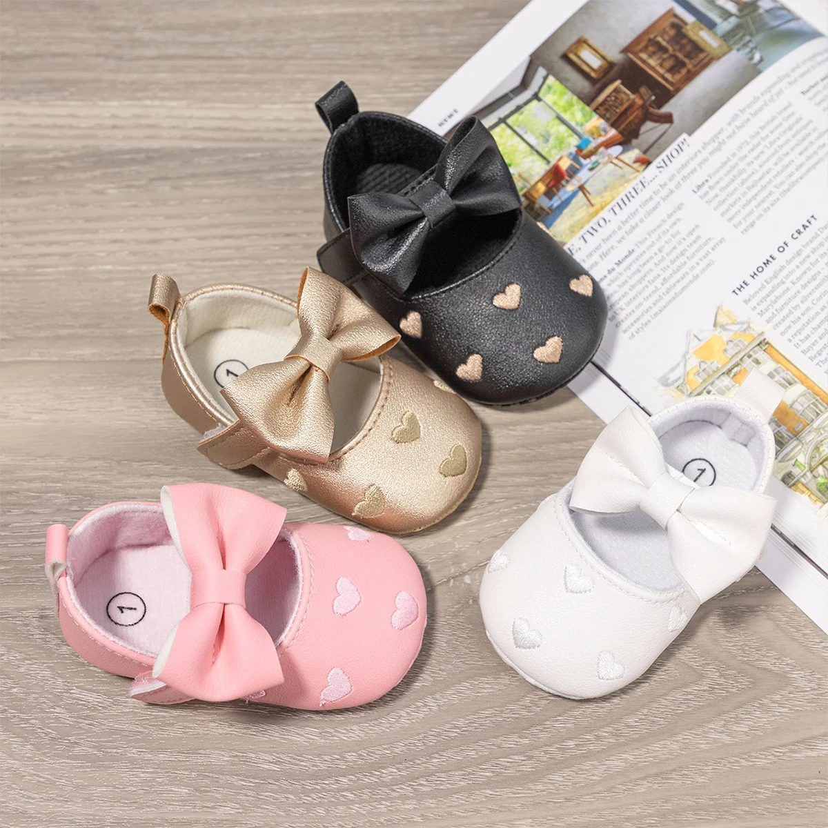 Chaussures à frange à nœud d'amour pour bébés garçons et filles, chaussures à l'offre elles souples, chaussures non aldes, premiers marcheurs, mocassins CPull, tout-petits, luminesv, nouveau