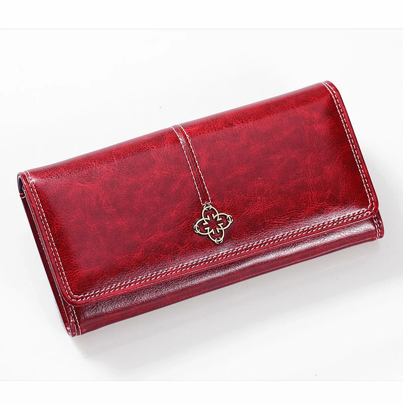 Portefeuille en cuir pour femme 	 Femme luxe longs portefeuilles mode femmes sacs à main sacs d'argent 2022 sacs à main femmes sac à main porte-cartes