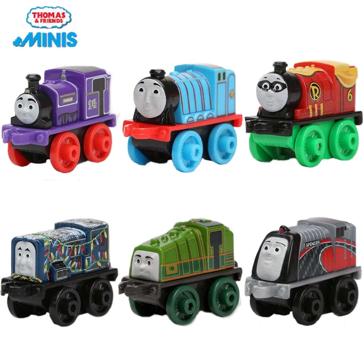 Thomas & Friends-Mini train coulissant manuel, modèle de voiture, jouet Lomatéritive, DFJ15, expédition aléatoire, cadeau pour garçon