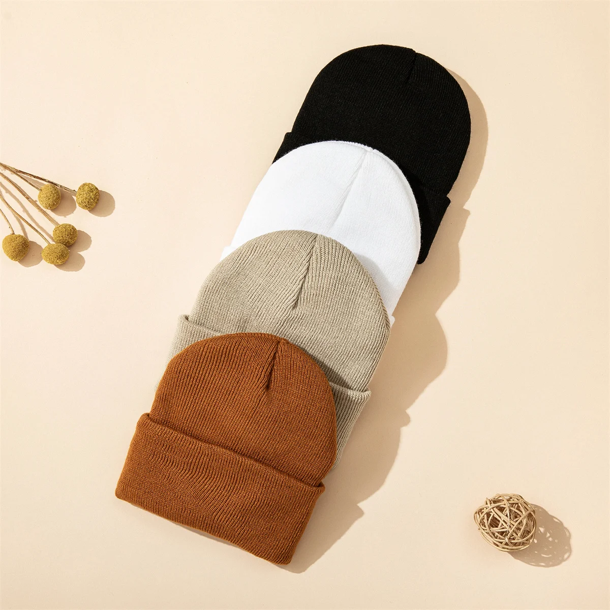 Bonnet Doux et Confortable pour Nouveau-Né Garçon et Fille, Chapeau Chaud pour Bébé, 1 Pièce, Automne et Hiver