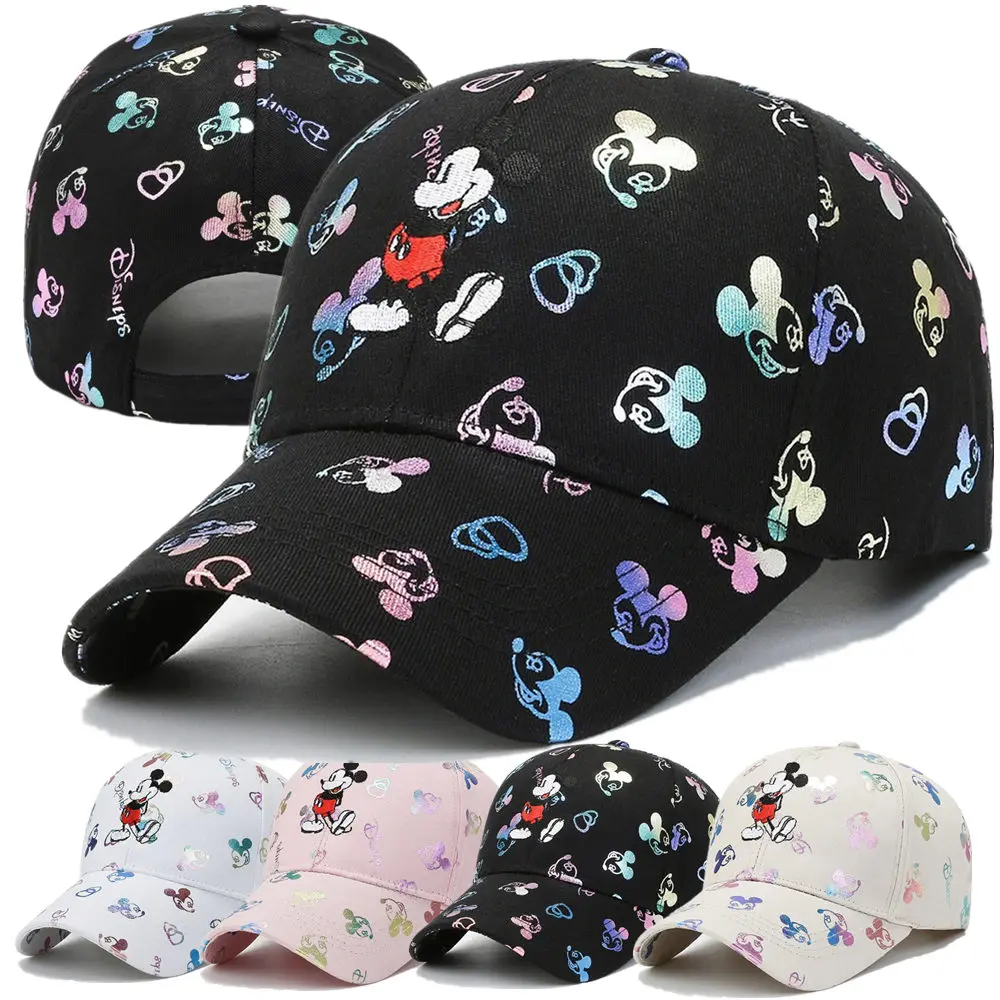 Casquette de dessin animé Mickey Mouse pour femmes, Streetwear, chapeau de papa, offre spéciale