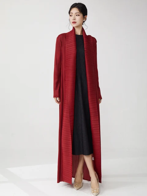 Livraison rapide Miyake Abaya couleurs unies dernières conceptions Abaya haute qualité Abaya Femmes Robe Musulmane – Image 2