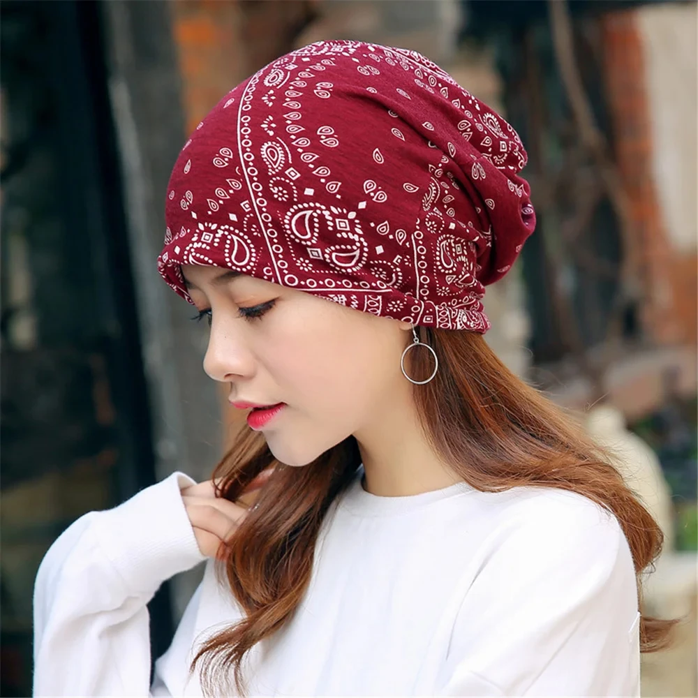 Haute qualité femmes bonnets casquettes printemps femmes Bonnet chapeau pour femmes casquettes 2 façon de porter Bonnet Festival cadeaux