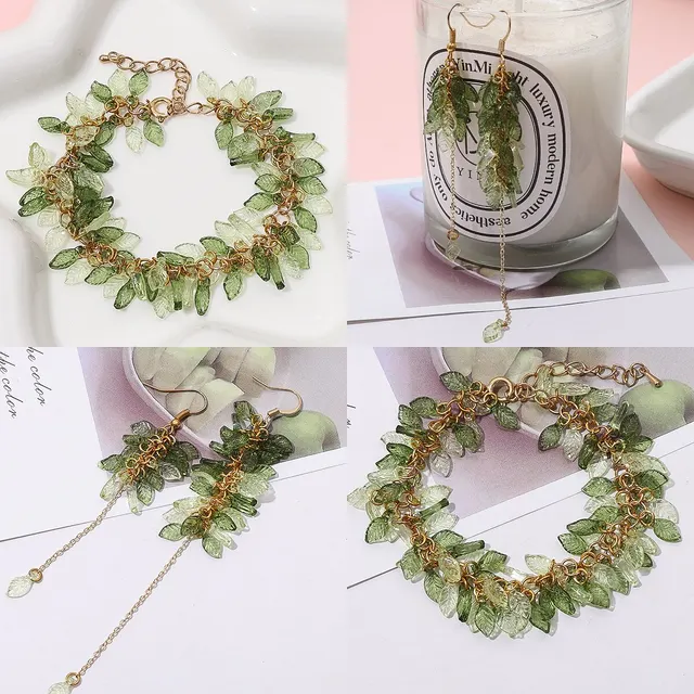 Mini cuir chevelu en acrylique petit arbre perlé à la main, bricolage fait à la main, collier, boucles d'oreilles, perle adt séparée, accessoire de bijoux, 100 pièces – Image 6
