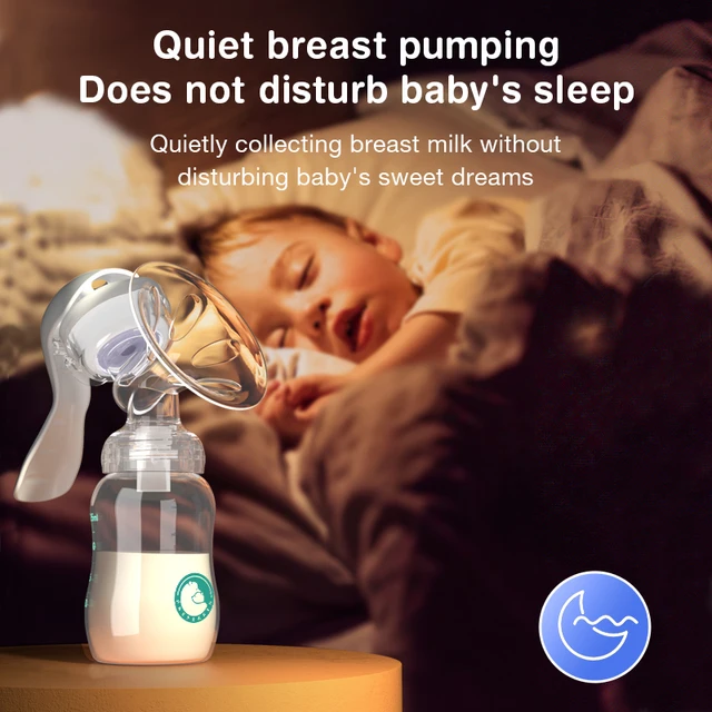 Tire-lait bébé mamelon aspiration manuelle pompe à lait alimentation seins pompes bouteille de lait succion fournitures post-partum accessoires – Image 5
