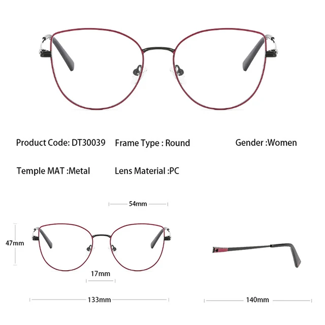 KANDREA-Lunettes de soleil vintage pour femmes, monture optique polarisée à clipser, DT30039 – Image 4