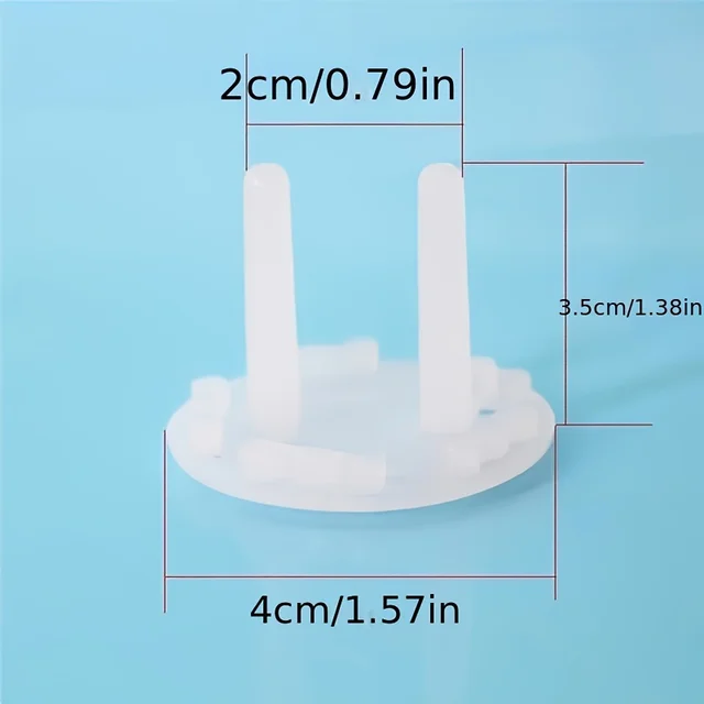 Juste de protection contre les chocs électriques pour bébé, protection de sécurité pour enfants, prise de courant EU, ours, 10 pièces – Image 2