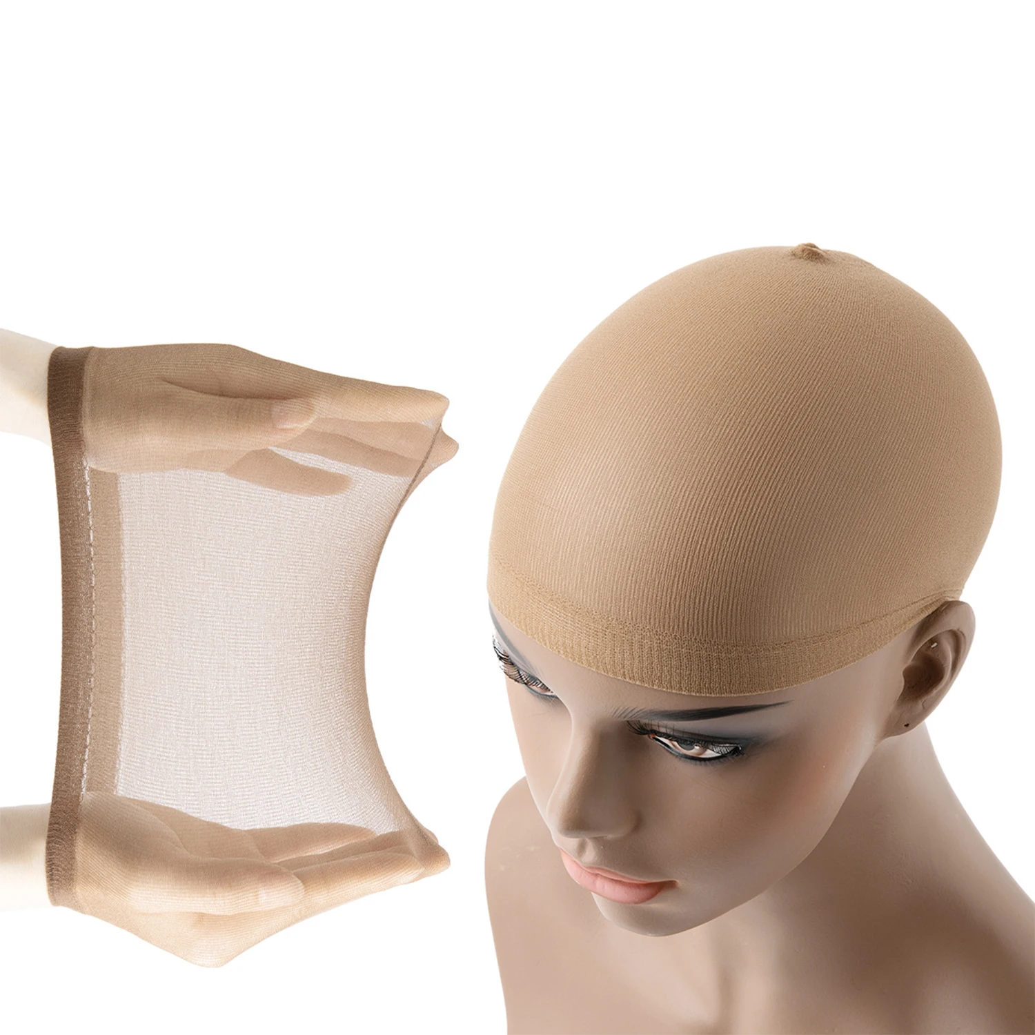 Bonnets de perruque, filets à cheveux tissés, 2 10 12 20 pièces/paquet, bonnets de perruque, bonnets en maille extensible, bonnets de bas pour la fabrication de perruques, taille libre