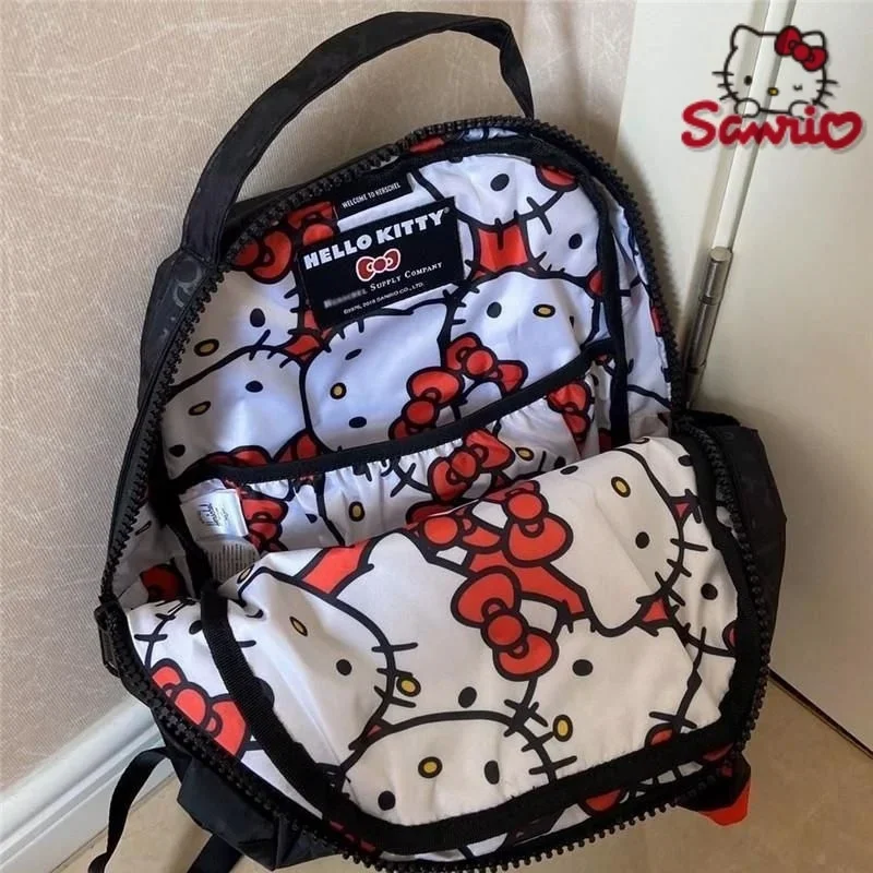 Sanrio Hello Kitty Y2k sac à dos Anime femmes Kawaii dessin animé mignon léger haute capacité haute qualité en Nylon voyage étudiant sac cadeau