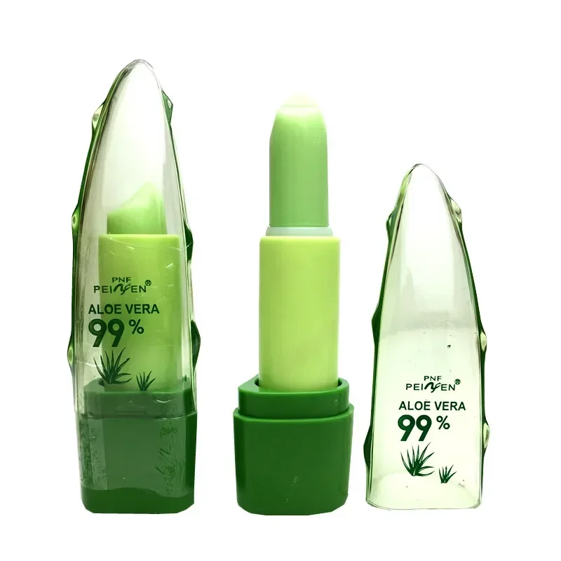99% ALOE VERA lèvres hydratantes Batom gelée rouge à lèvres longue durée changement de température couleur rouge à lèvres maquillage