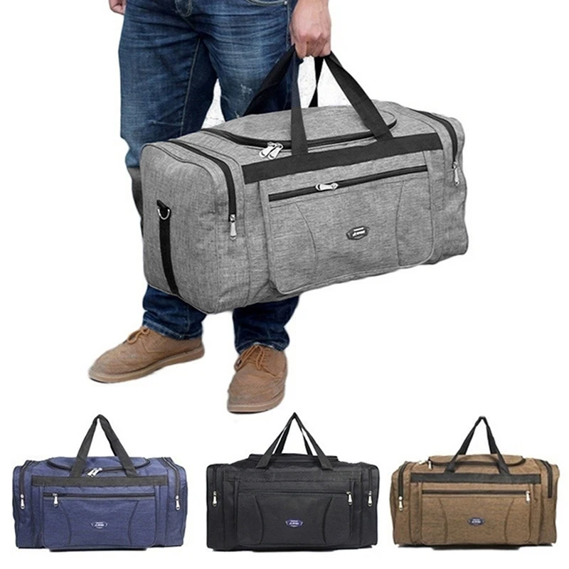 Oxford – sacs de voyage imperméables pour hommes, bagages à main, grand sac de voyage d'affaires de grande capacité, sac de voyage de week-end, sac de Fitness