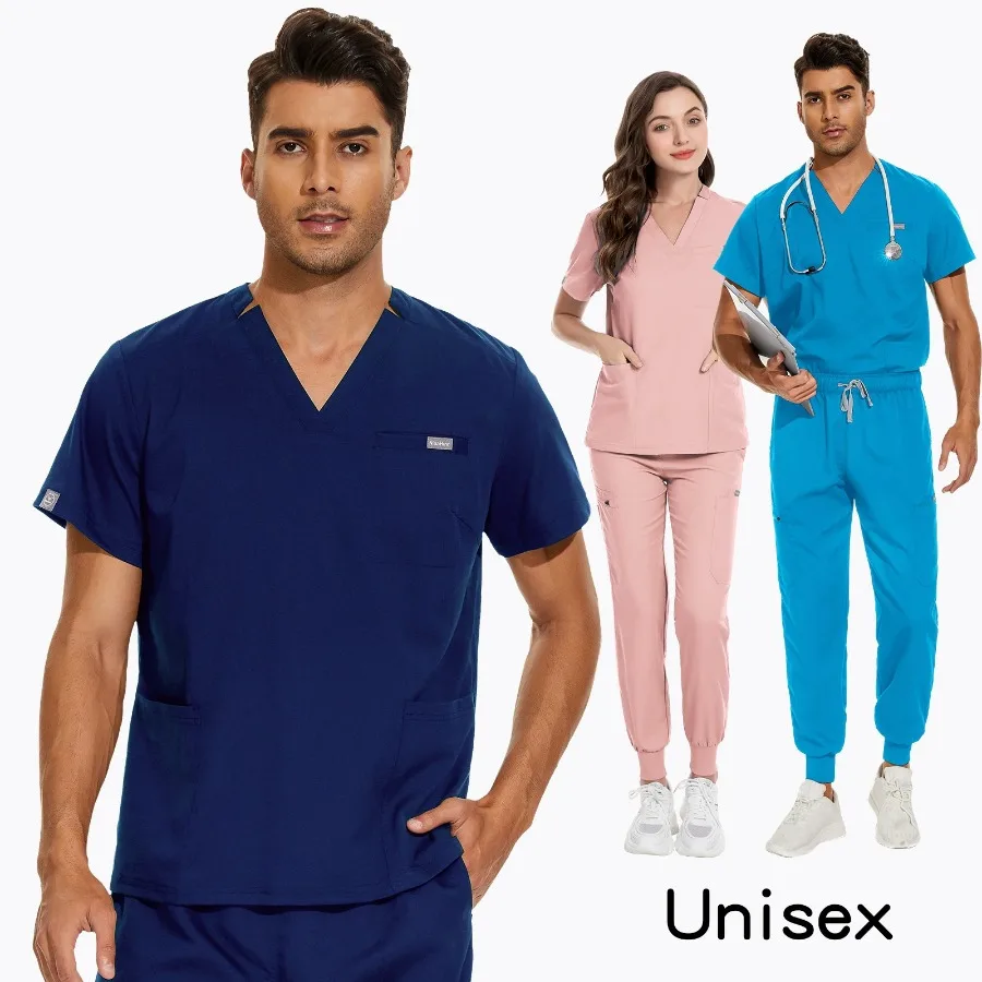Women's Suit Thin V-neck Hand-washing European And American Style Nurse Uniform Doctor Work Clothes Larger Size Set