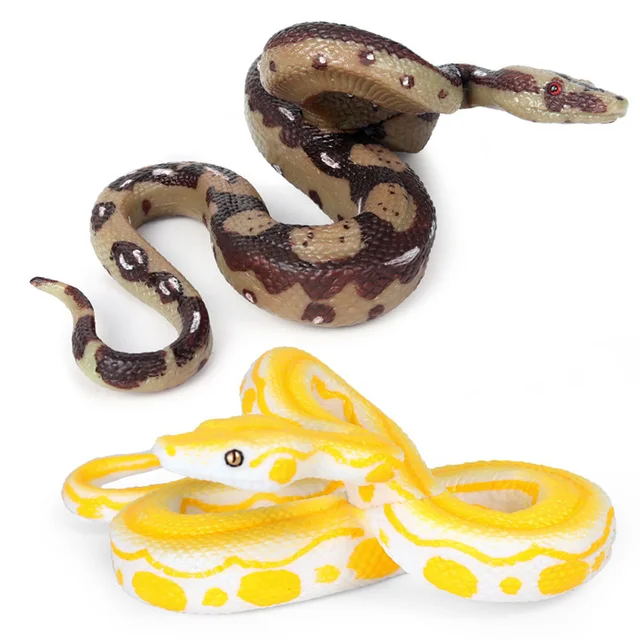 Modèle de serpent de Simulation réaliste d'halloween, serpents en caoutchouc effrayants, jouets de farces délicates, jouet d'horreur pour fête, événement, cadeaux Gag