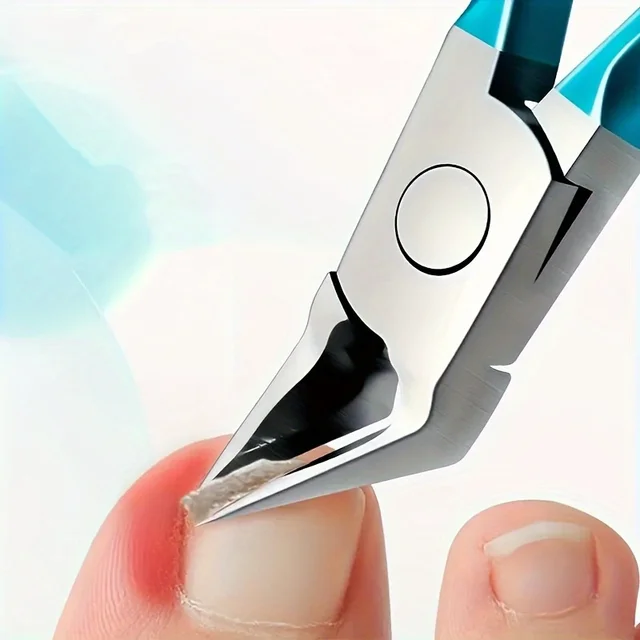 1 pièces coupe-ongles lame droite pour ongles incarnés et épais-acier inoxydable et pointe pointue coupe-ongles incarnés-W – Image 3
