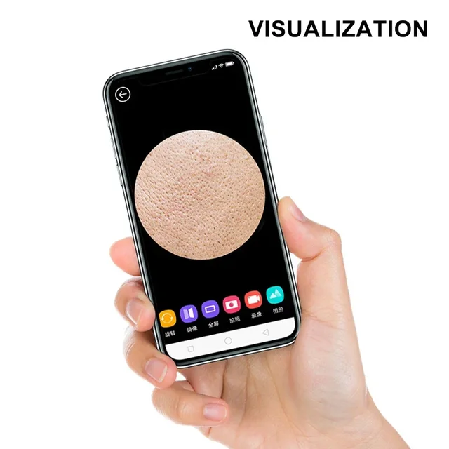 Dissolvant visuel de points noirs, Machine de nettoyage en profondeur du visage, dissolvant de points noirs et d'acné, extracteur de visage chauffé, ventouse électrique pour points noirs – Image 3