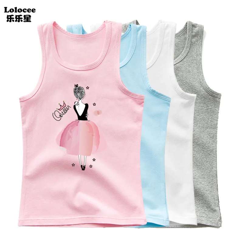 Chemises de danse de ballet pour filles, impression de dessin animé Kawaii, GlaDancer, vêtements en coton précieux pour enfants, mode Y, été