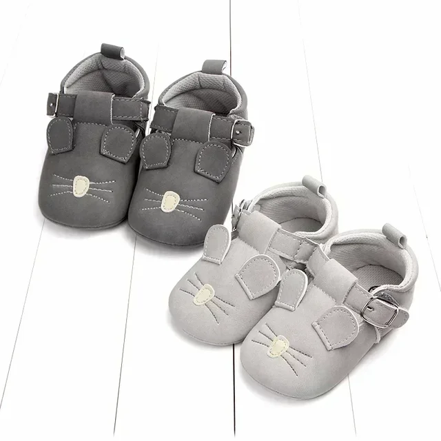 Chaussures de marche décontractées à semelle souple pour bébés filles et garçons, chaussures anti-chute de dessin animé, style printemps et automne, 0 à 1 an – Image 3