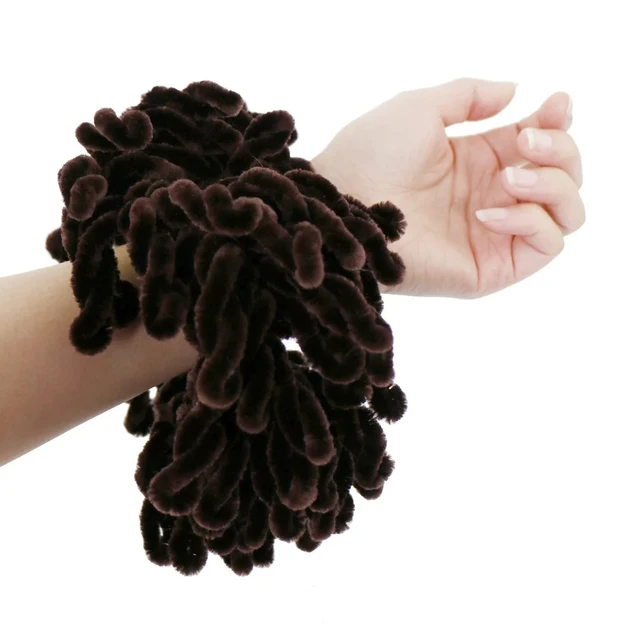 Scrunchie volumateur Hijab plaine grand anneau de cheveux cravate chignon pince Hijab écharpe volumateur écharpe couvre-chef musulman pour les femmes – Image 6