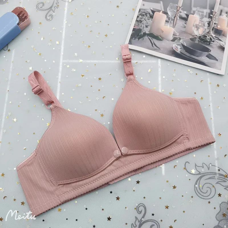 Soutien-gorge d'allaitement fin sans armatures, sous-vêtement de maternité confortable, anti-affaissement, rassemblement pendant la grossesse, grande taille