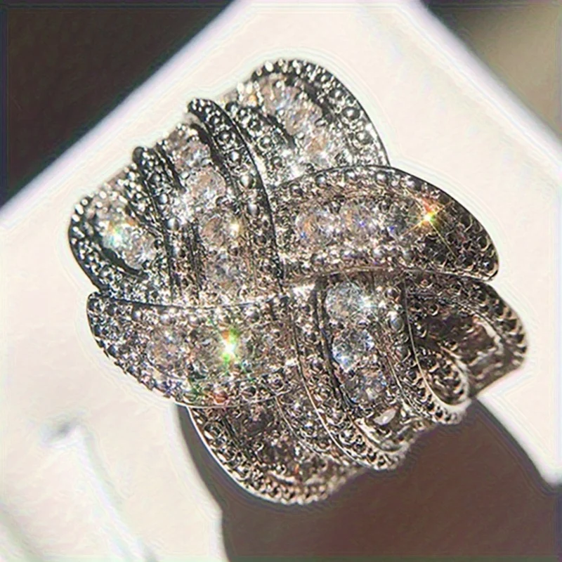 Bague multicouche pour femme, nouvelle mode, croix, absorbe ouissante, Zfolds on 03/Wear, matiques de déclaration, bijoux de fête, cadeaux