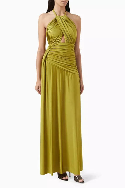 Robe de Soirée Longue à Manches Évasées pour Femme, Tenue de Bal, Élégante, Éducative, 138 Events – Image 2
