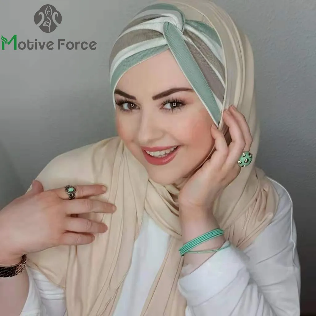 Hijab femme musulman ramadan abaya femme islam foulard musulmane pour femme bonnet soie de medine Foulard de luxe en mousseline de soie pour femme musulmane, hijab en jersey, style abaya, bonnet, turban