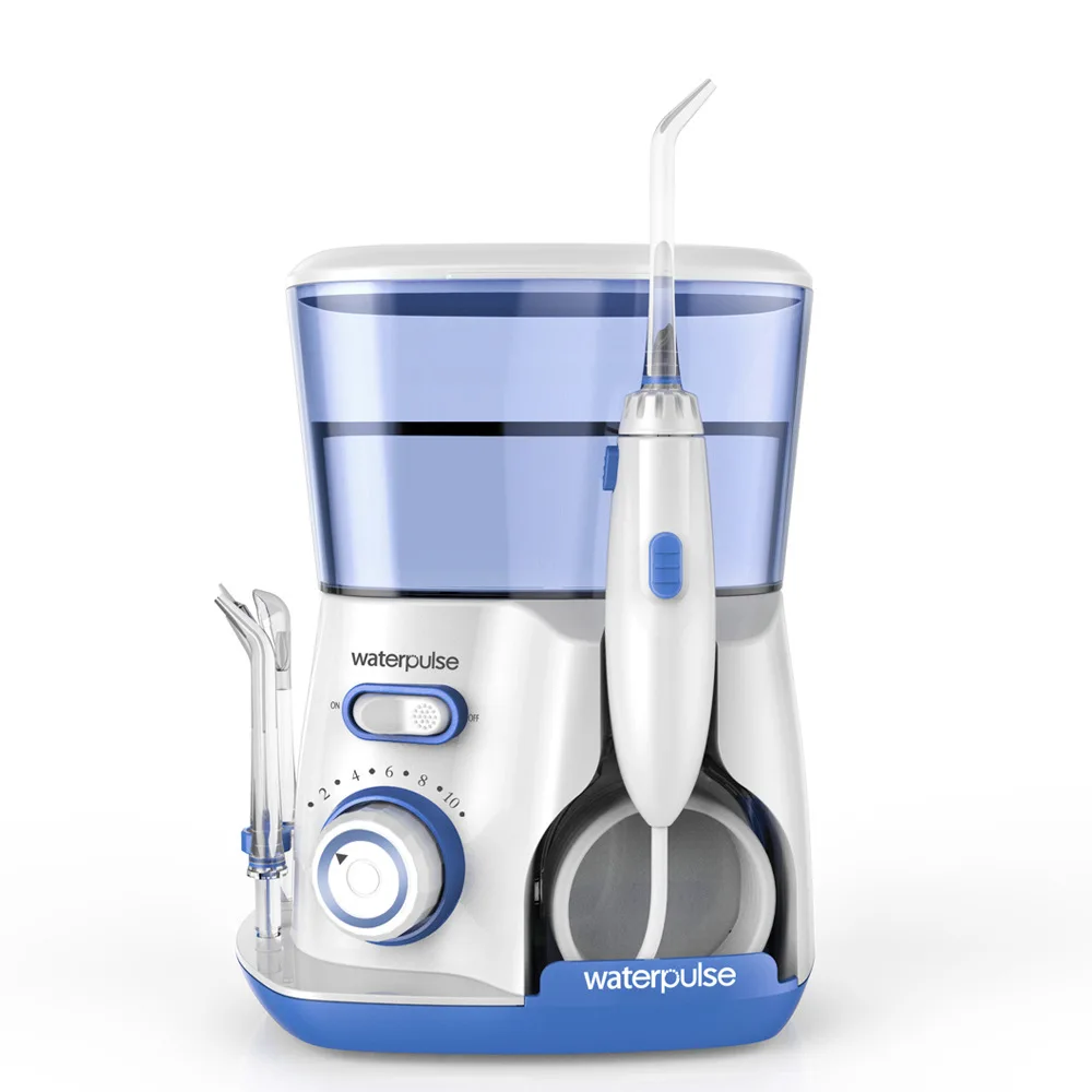 Waterpulse-Irrigateur buccal V300G, jet dentaire, nettoyant électrique, 800ml, 5 pièces