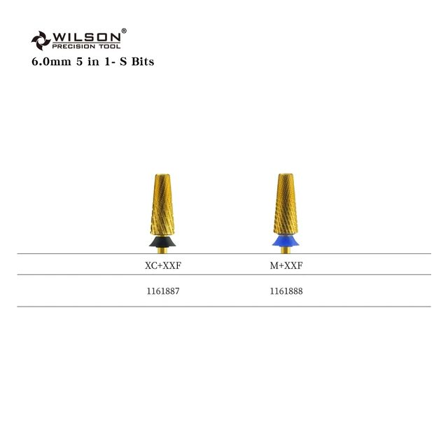 WILSON 6.0mm 5 en 1-S Bits-outils/ongles/manucure/accessoires pour ongles/forets – Image 5