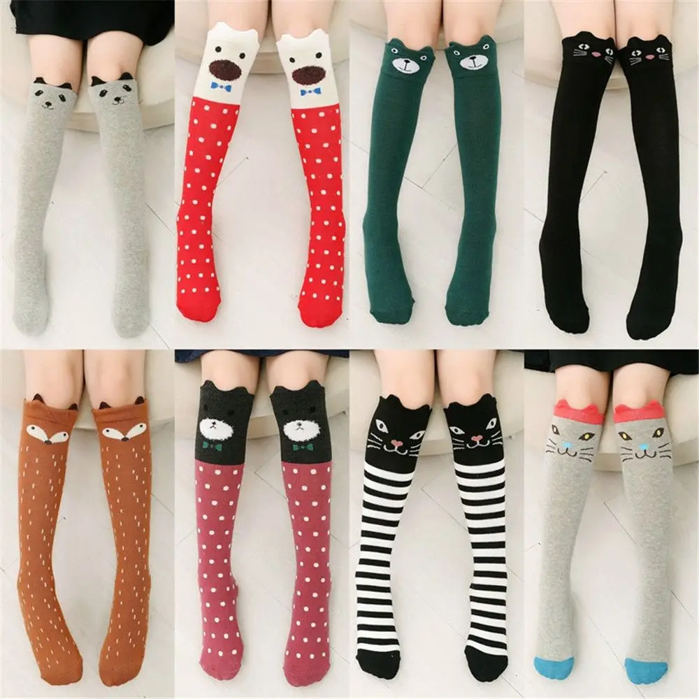 Chaussettes en coton pour filles de 3 à 12 ans, nouvelle Version d'été, chaussettes de princesse à Tube Long pour enfants, chaussettes de danse pour enfants