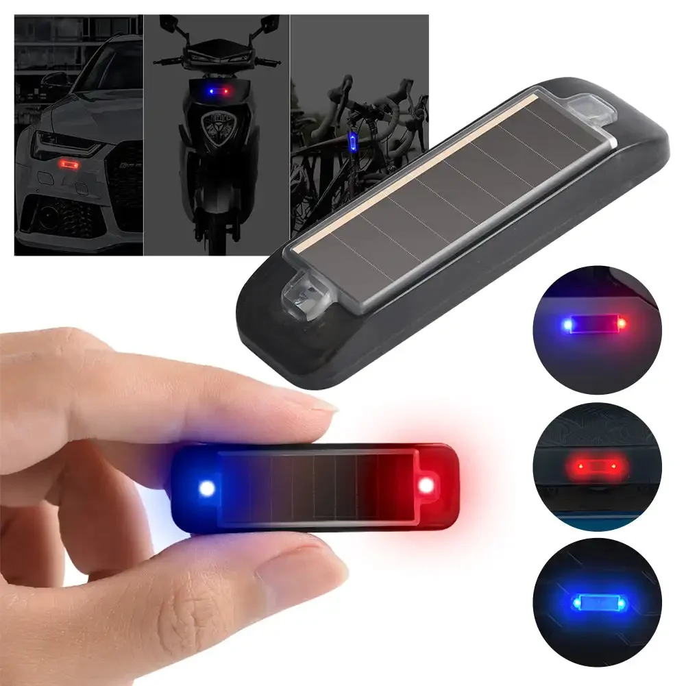 Lampe de poche LED à énergie solaire, lumière d'iode stroboscopique, indicateur d'avertissement dans la nuit, accessoires de course pour tous les véhicules