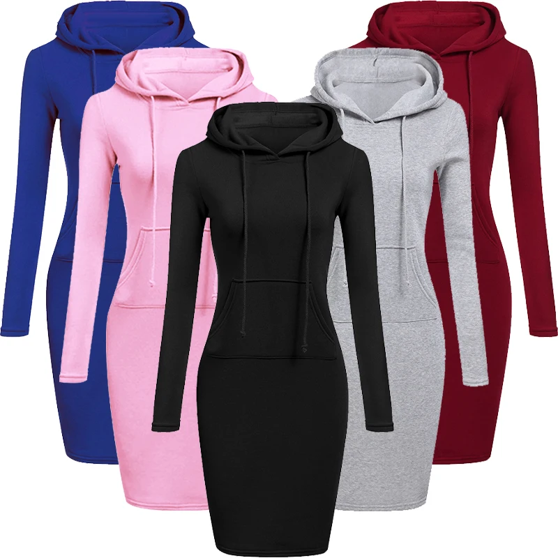 Robe à Capuche PVD pour Femme, Vêtement d'Automne