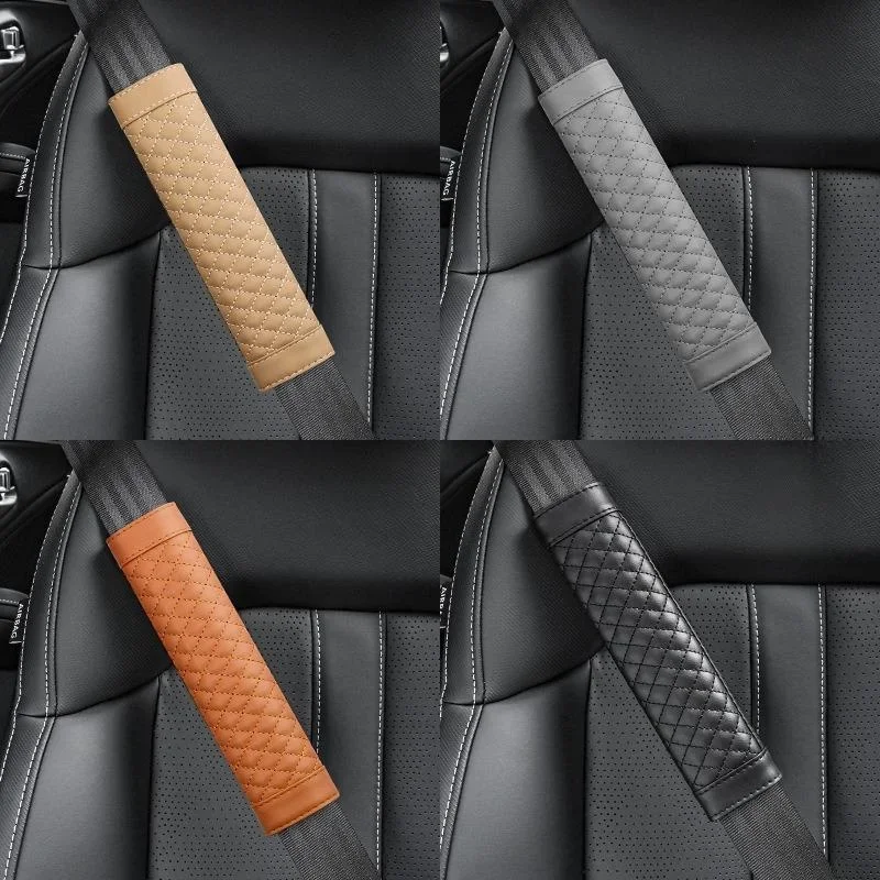 Housse universelle de ceinture de sécurité de voiture, housse de coussin élégante pour sangle d'épaule, accessoires de voiture