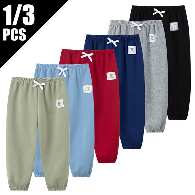 Pantalon de sport de loisirs pour enfants, pantalon Joker confortable, basique, document solide, course à pied, vacances, garçon, fille, quatre saisons, 9, 1/3 pièces