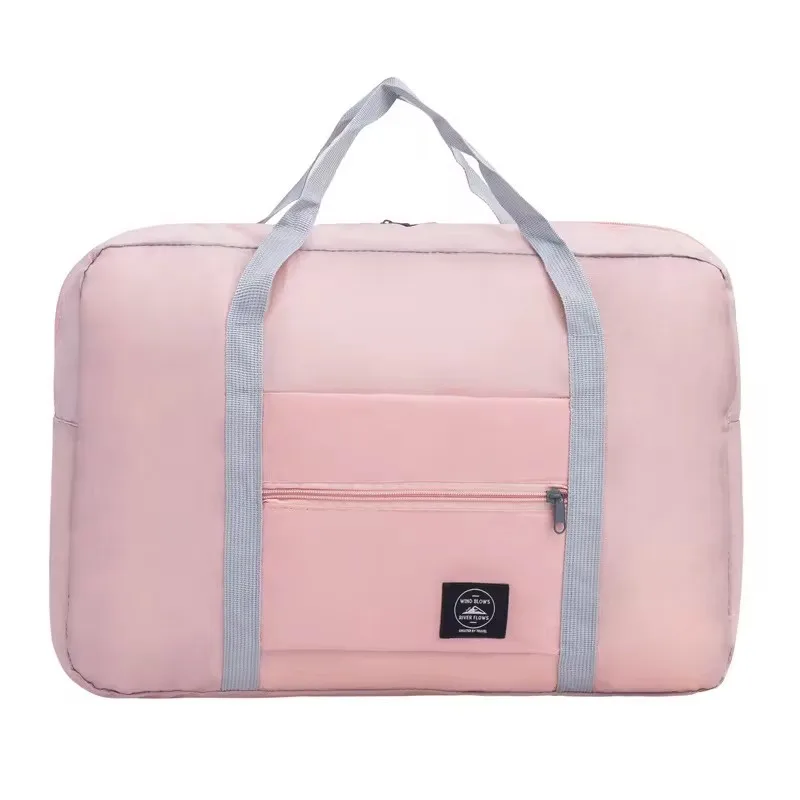 Sac à bagages pliant ensemble de 2 pièces, adapté aux bagages à main en ligne aérienne, sac à bagages de nuit pour hôpital de week-end, sac à bagages de gymnastique,