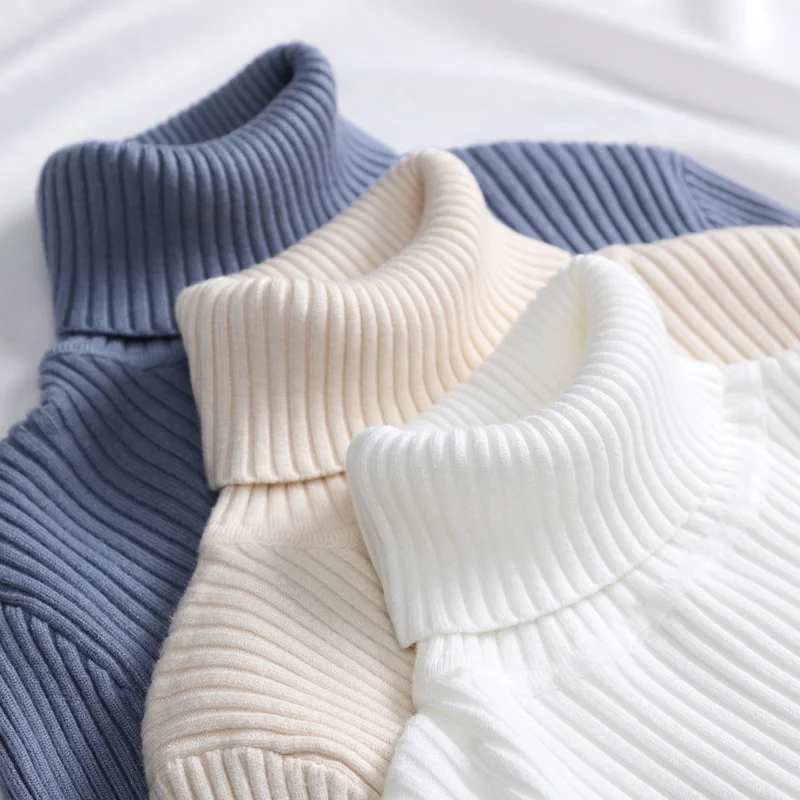 Heliar-Pull à col roulé pour femme, pulls basiques en cachemire doux, automne et hiver 2024