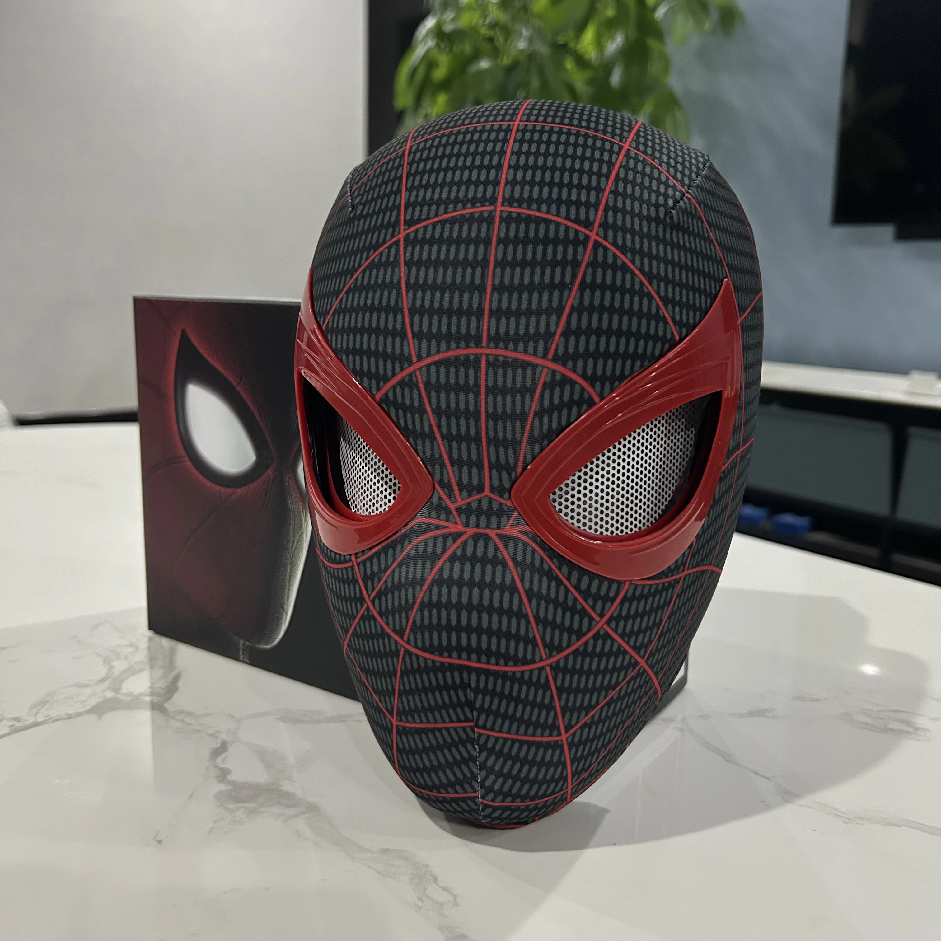 Mascara Spiderolk pour adultes et enfants, masque pour les yeux mobiles, équipement de sauna, jouets élastiques, cosplay, cadeau, 1:1