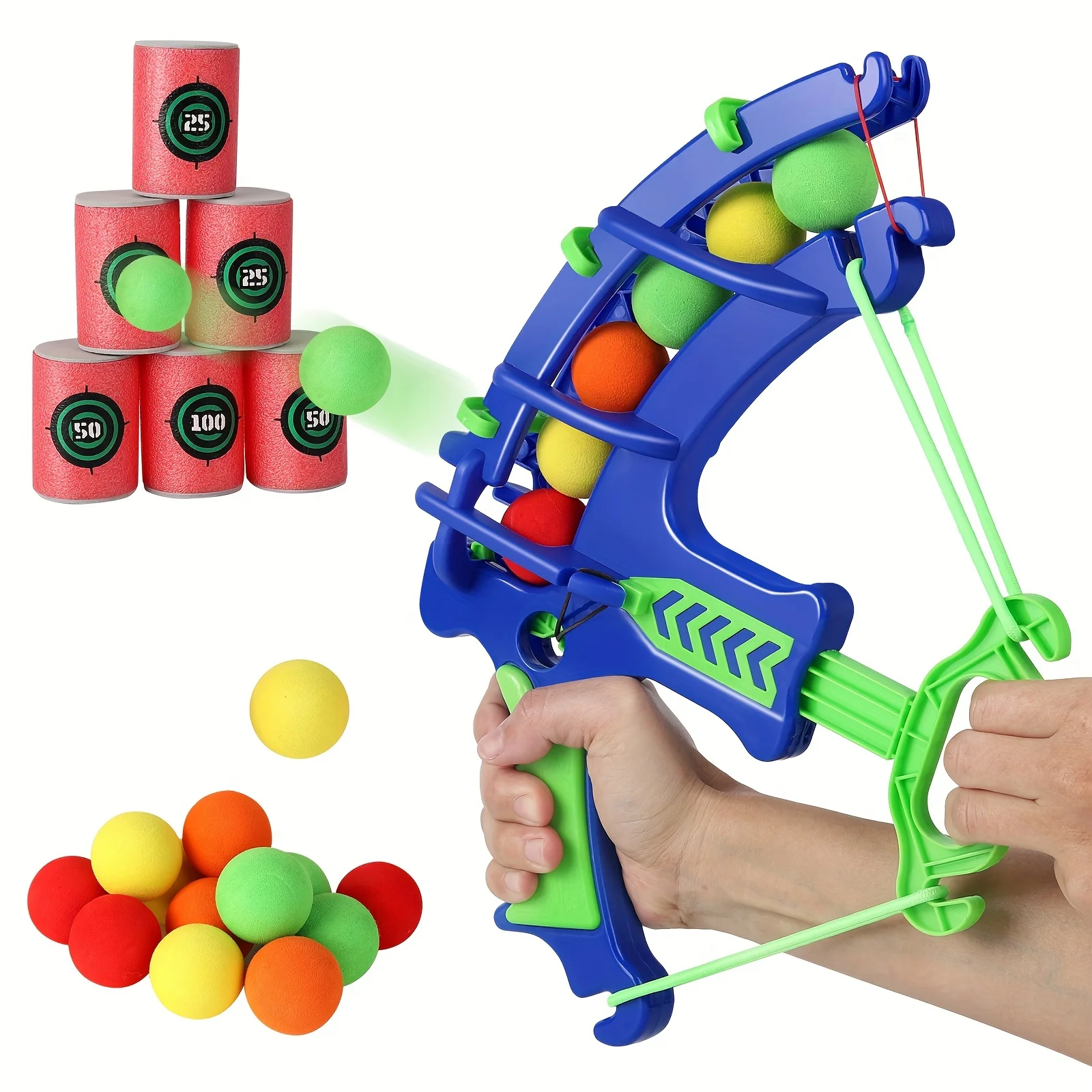 Jouet de pratique de cible de balle molle pour enfants, jouets de pratique de tir éducatifs avec balles souples