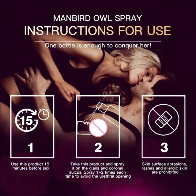 Pénis masculin 60 Minutes longue durée pour hommes pénis SexSpray retard d'éjaculation Spray Dick érection Climax produit sexuel huile lubrifiante – Image 4
