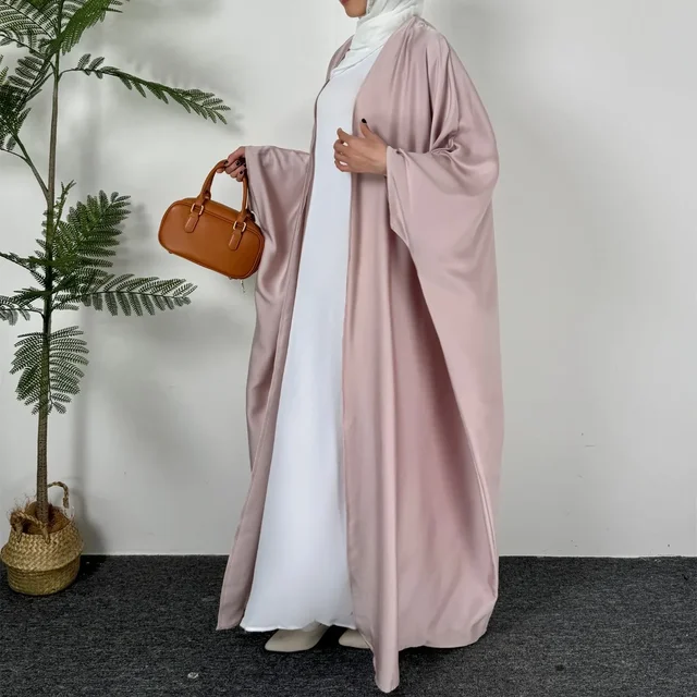 Abaya-Robe Longue à Manches sulfpour Femme Musulmane, Kaftan, Jilbabs, Cardigan, Manteau, Fibre Intérieure – Image 4