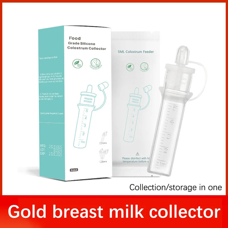 Colostrum Colostrum Collection de lait maternel Alimentation et médecine pour bébé Dispositif d'allaitement réutilisable