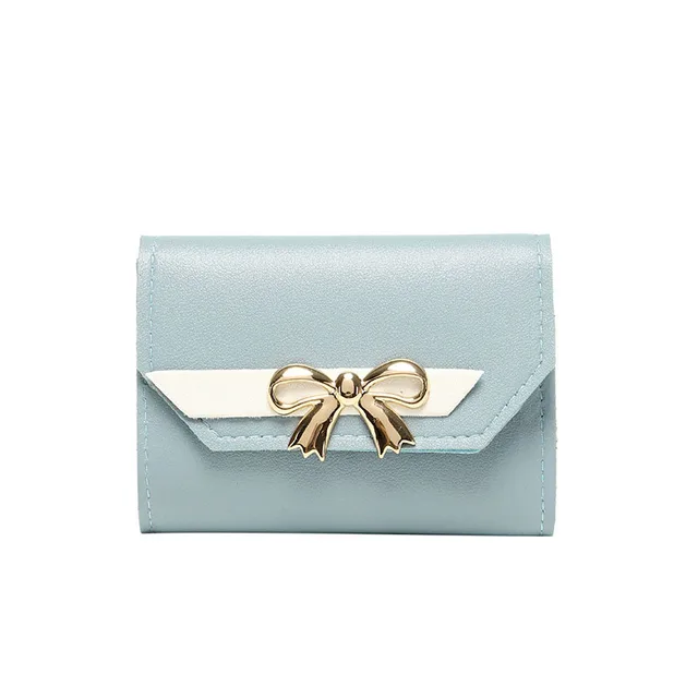 Porte-monnaie de style court avec fermeture éclair pour femme, portefeuille papillon mignon, porte-monnaie multi-fentes, grande capacité, mode – Image 5