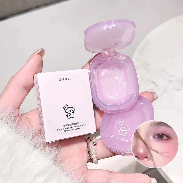 OUOII Pup Star Blush à changement de température Naturel et pas facile à enlever Blush Rouge