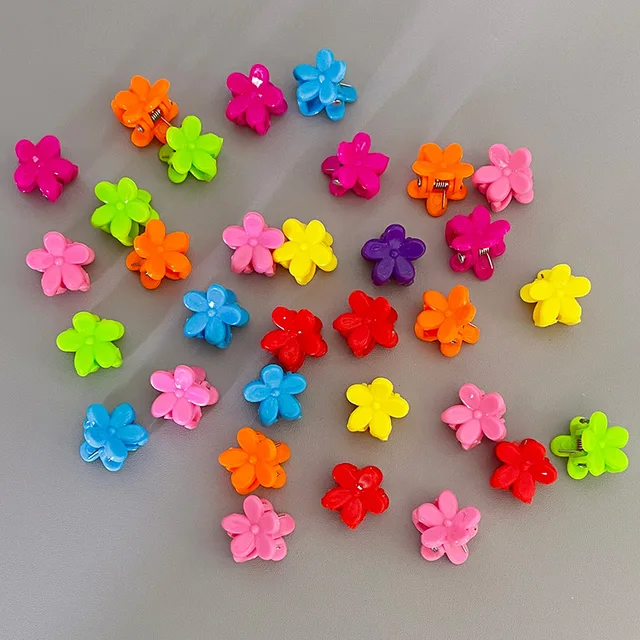 Pince à cheveux pour petites filles, pince à cheveux mignonne, pince à cheveux fleur, épingle à cheveux coréenne, accessoires pour enfants, document bonbon, nouvelle mode, 10 pièces – Image 4