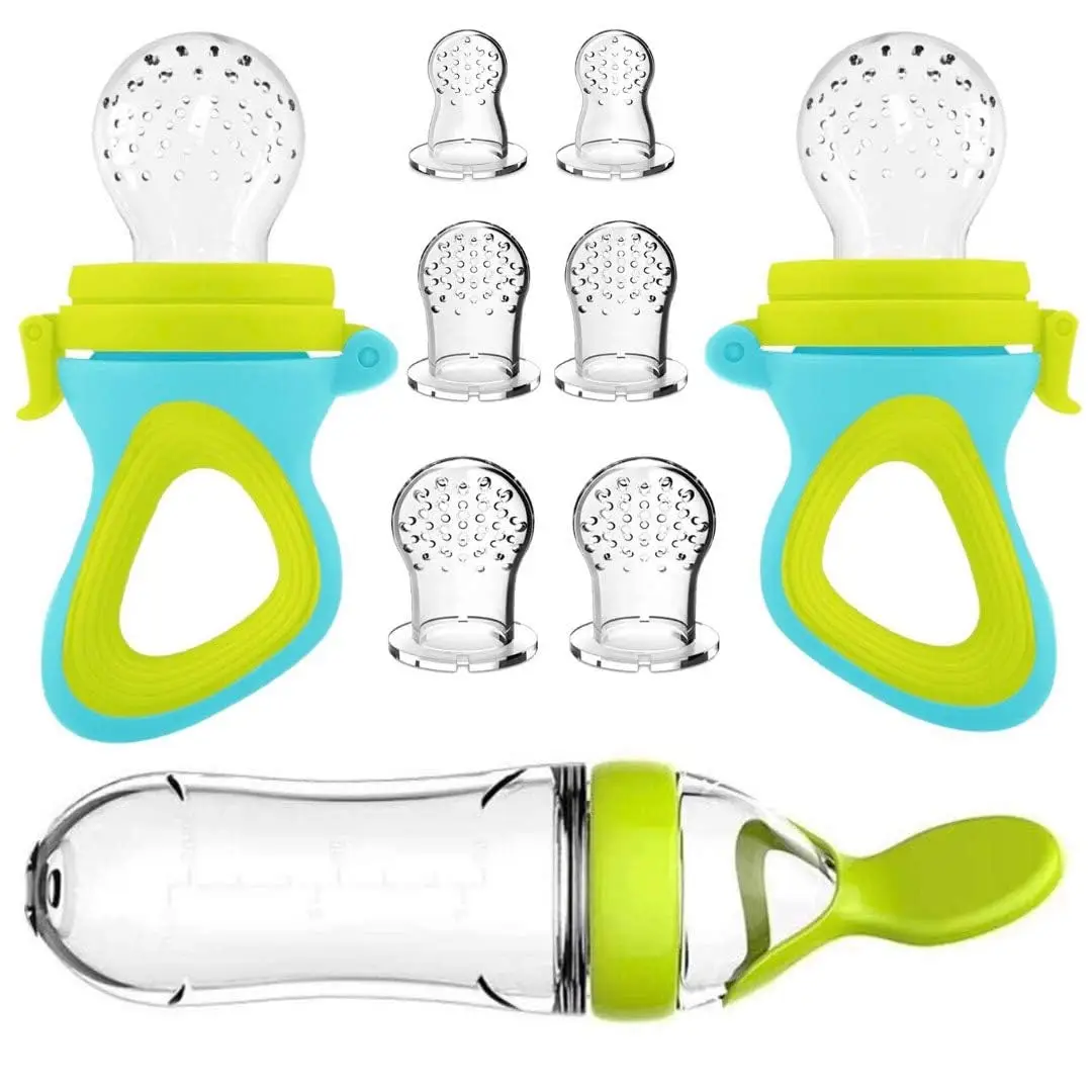 BiSantos à presser en silicone pour nouveau-né, sucette pour bébé, entraînement, cuillère à riz, céréales pour bébé, complément alimentaire, mangeoire, ustensiles britanniques
