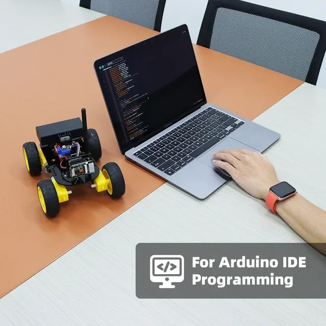Tournesol-Kit de Démarrage Robotique pour Ardu37, Pigments ESP32, Caméra WIFI, Voiture Intelligente, Ensemble d'ApprentiCumbria + Codes – Image 2