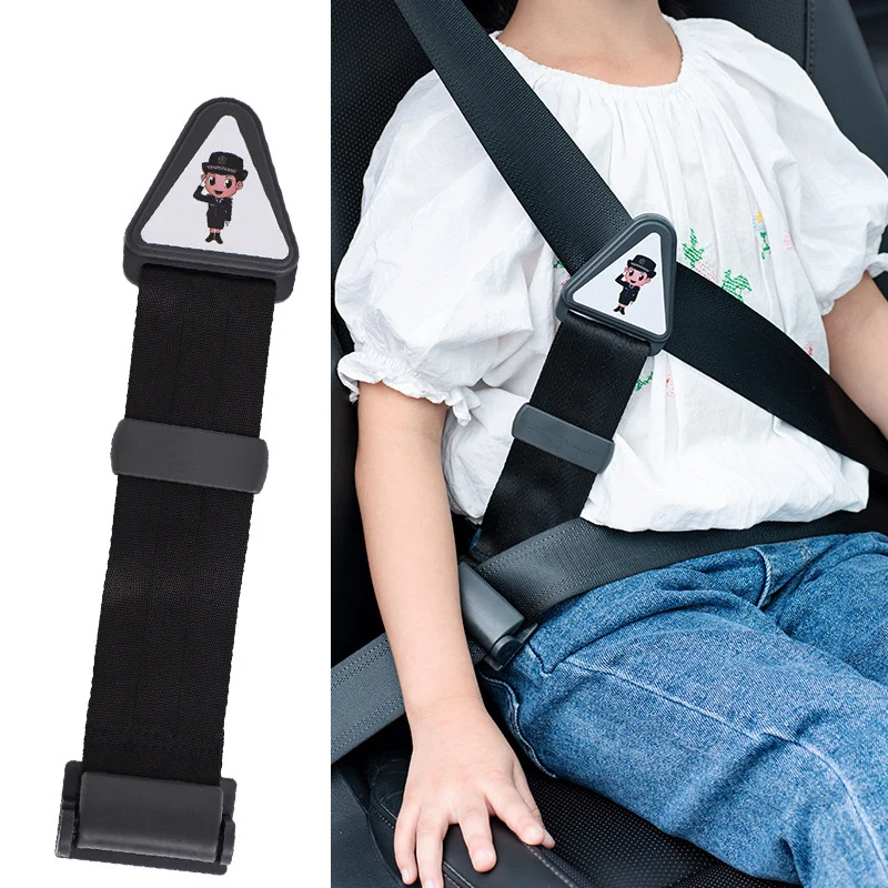 Réglage et Fixation de retenue de ceinture de sécurité pour enfant, ceinture Anti-coup, boucle de protection des épaules, ajusteur de ceinture de sécurité pour enfants