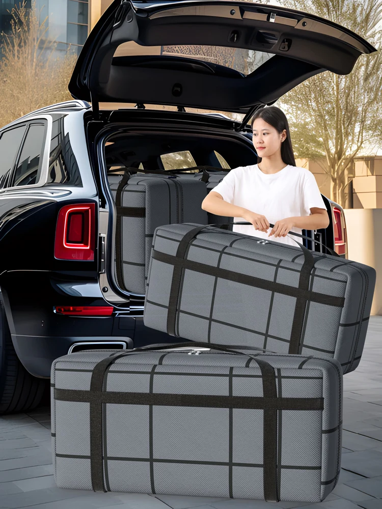 Sac de rangement de camping de voyage multifonctionnel, sac polochon épais, sac mobile, sac de rangement pliable et étanche, valise